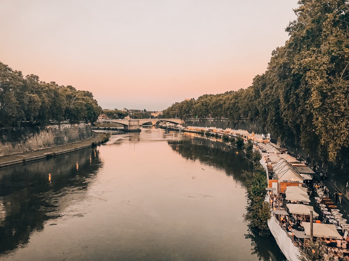 Lungovere in Rome, Italy
