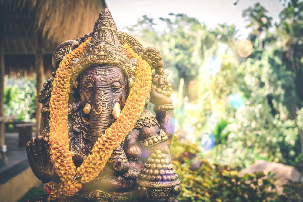 elephant statue in India