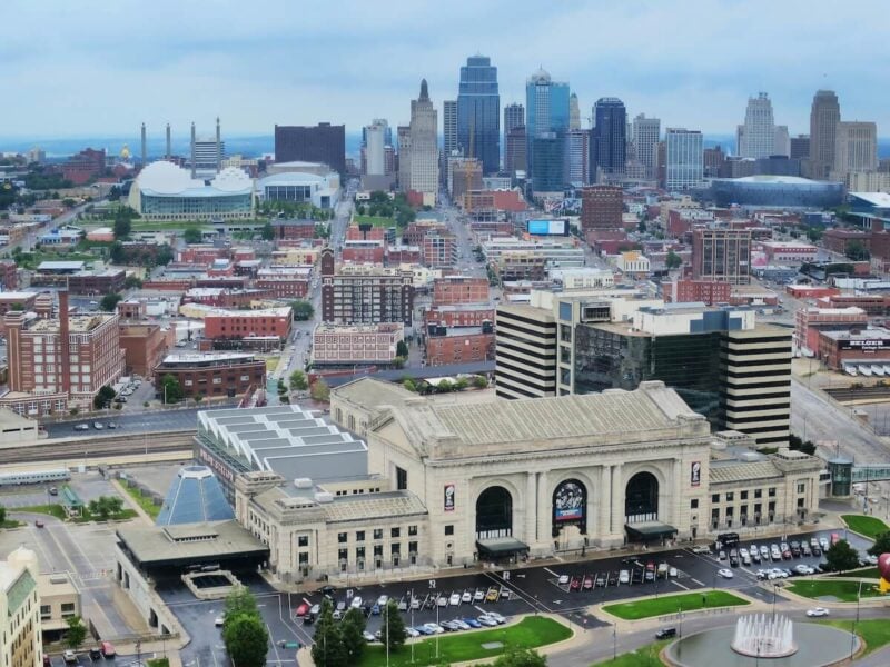 Aerial View of Kansas City, Missouri
