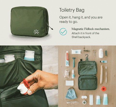 TropicFeel Shell Backpack Toiletries
