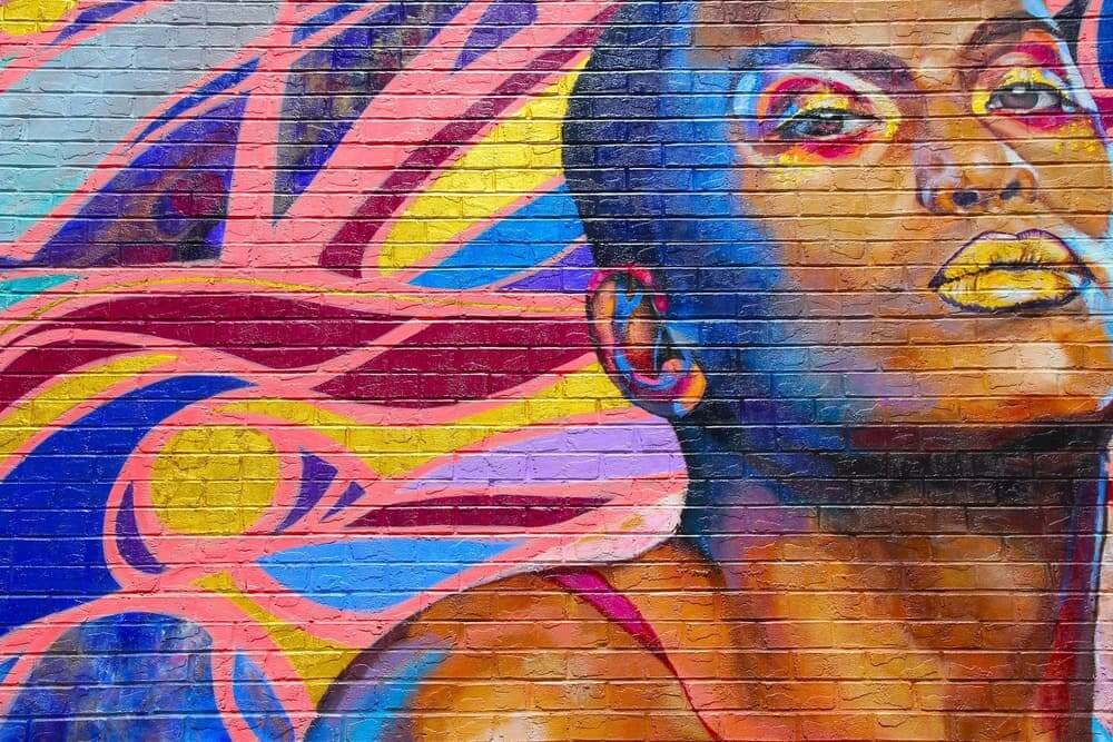 Colorful Street Art Mural