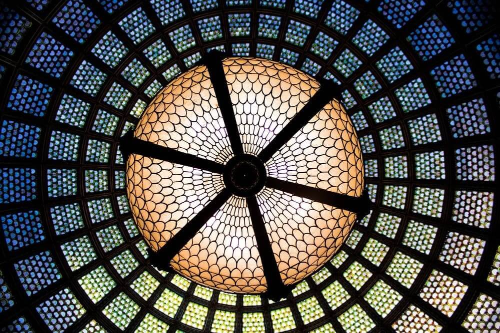 The Tiffany Dome at the Chicago Cultural Center