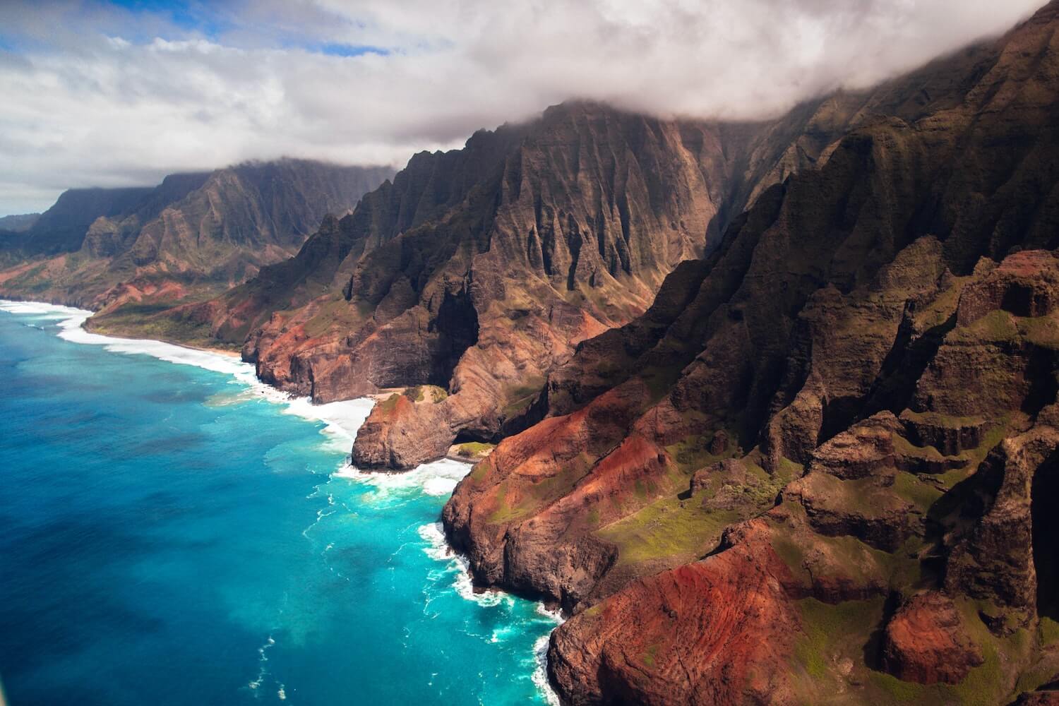 Kauai Aerial View in Hawaii