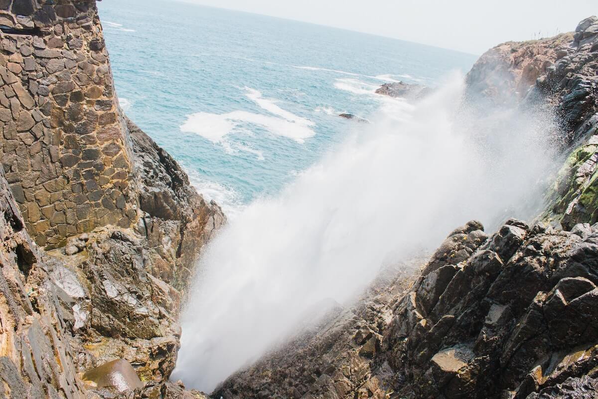 La Bufadora Blowhole in Ensenada, Mexico