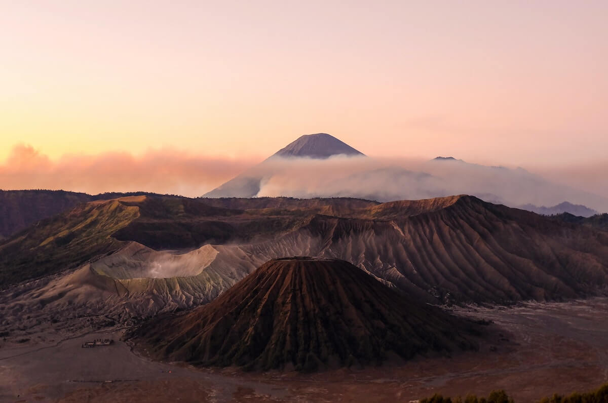 A view of Mount Bromo in Indonesia