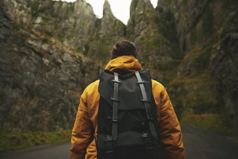Man Carrying an EDC Backpack