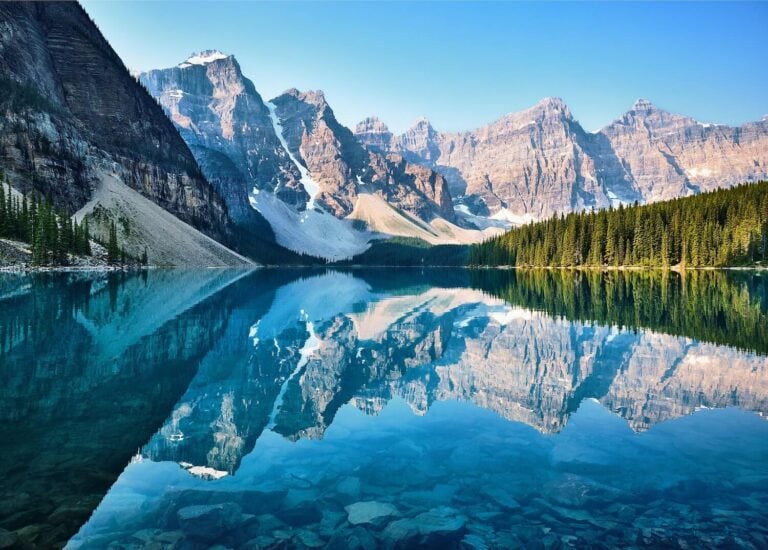 Mirror Lake in Canada