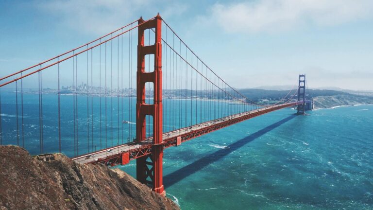 Golden Gate Bridge in San Francisco, CA