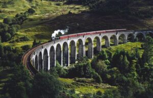 The Jacobite Steam Train on the Viaduct | Scotland