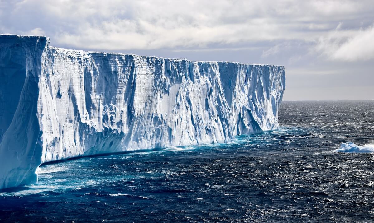 Large Glacier in Antarctica