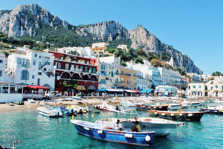 Buildings in Capri, Italy