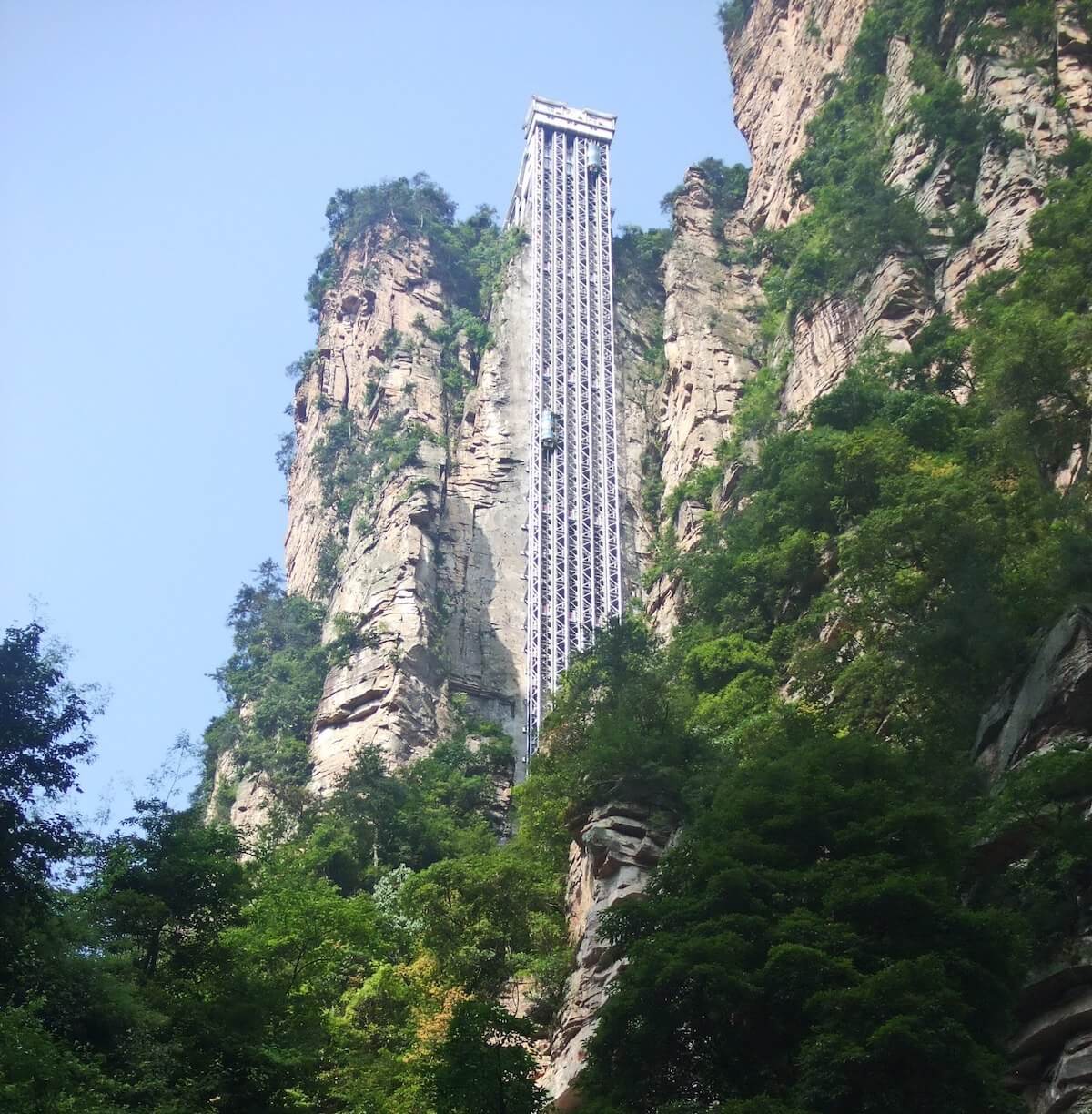 Bailong Elevator in China