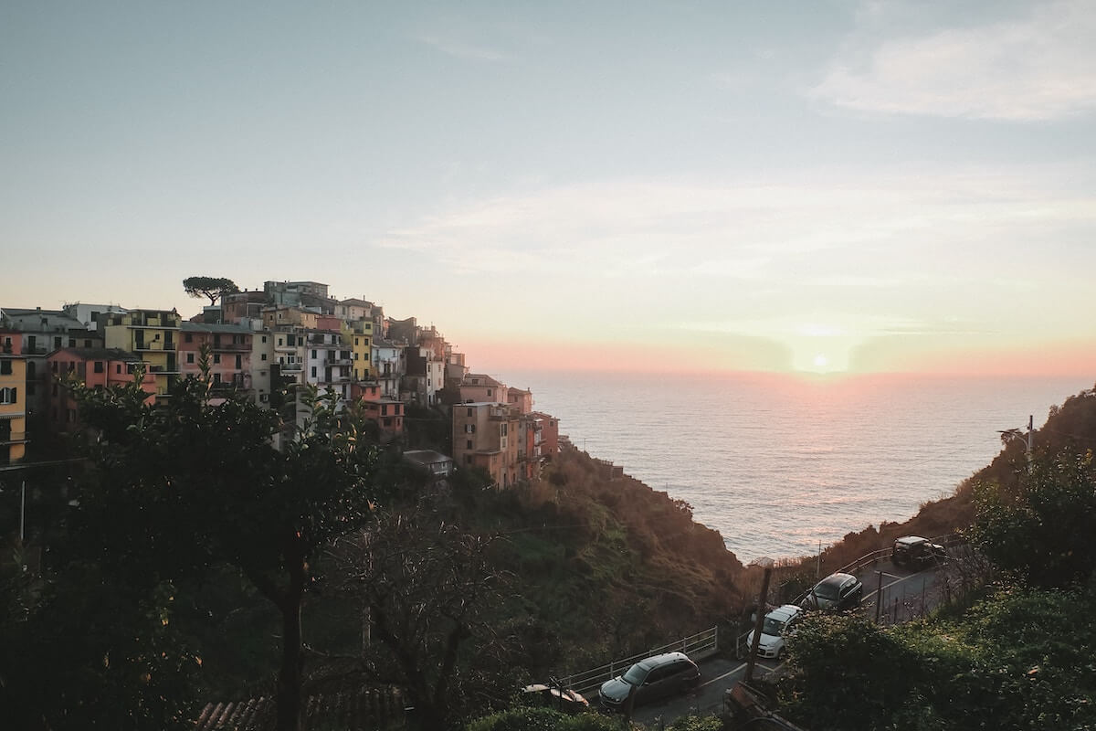 Corniglia Sunset in Cinque Terre