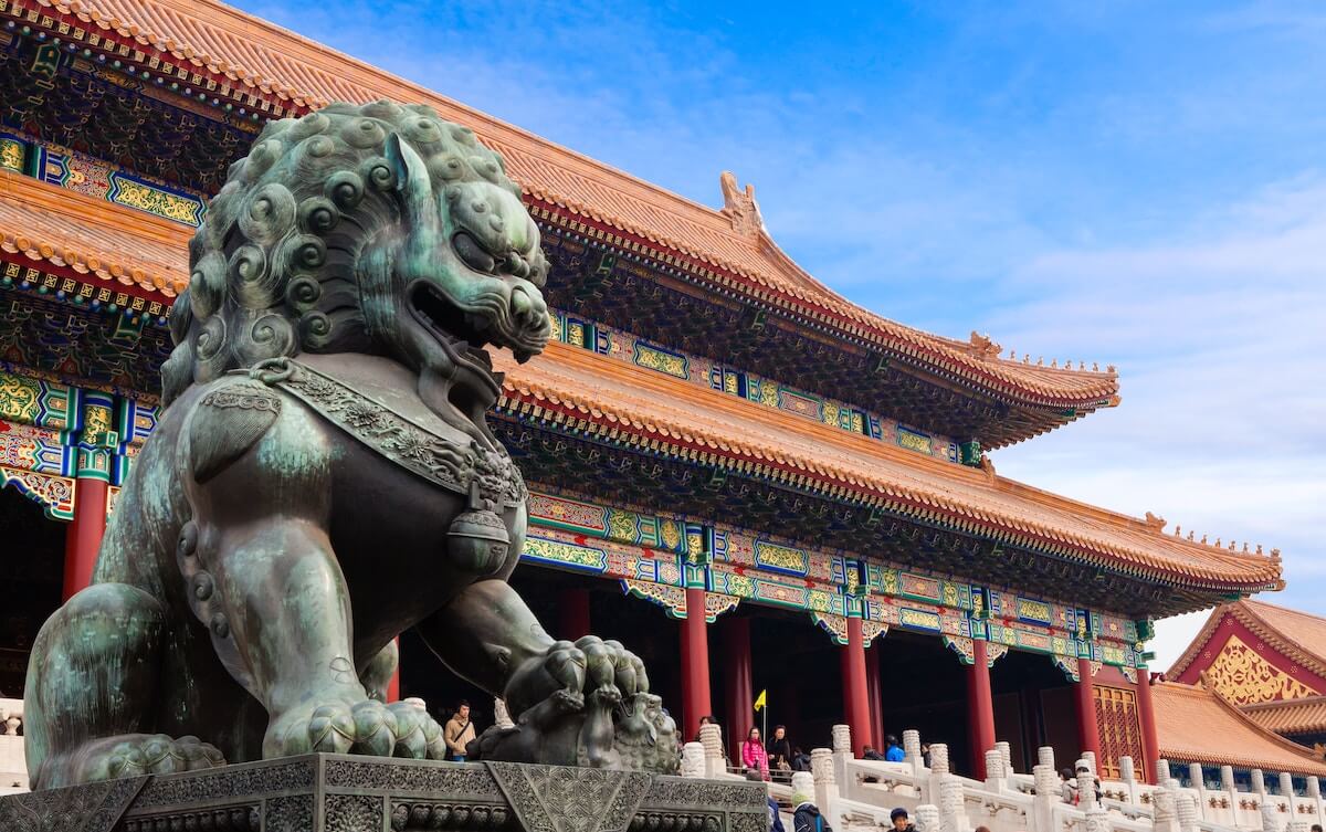 Forbidden City Dragon in Beijing, China