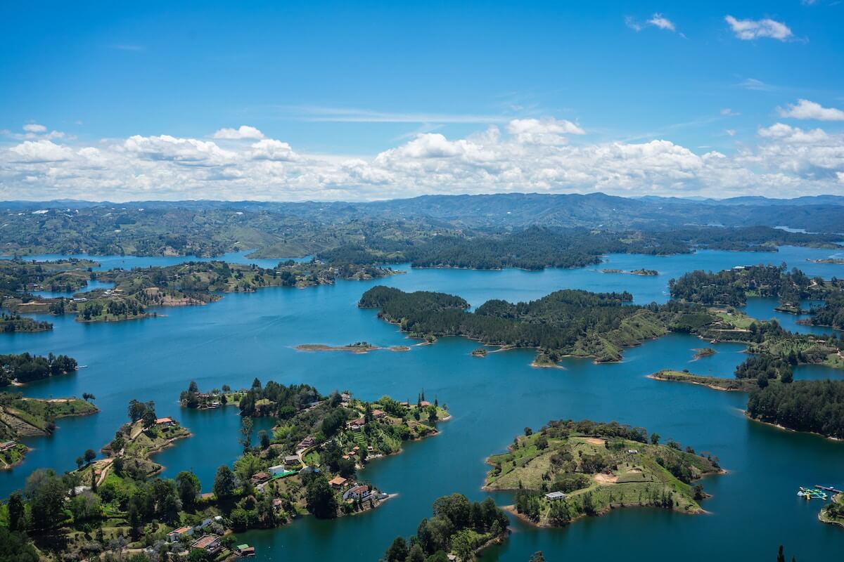 Guatape in Colombia