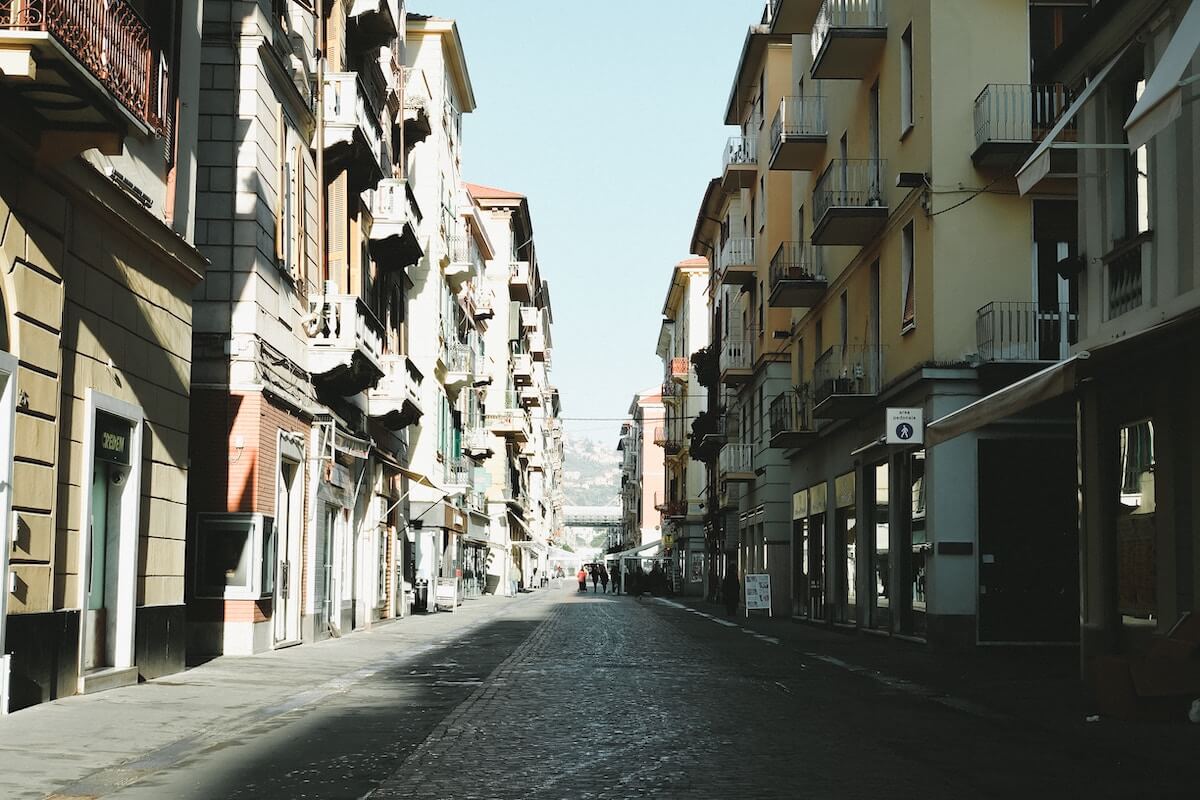 La Spezia Street in Cinque Terre