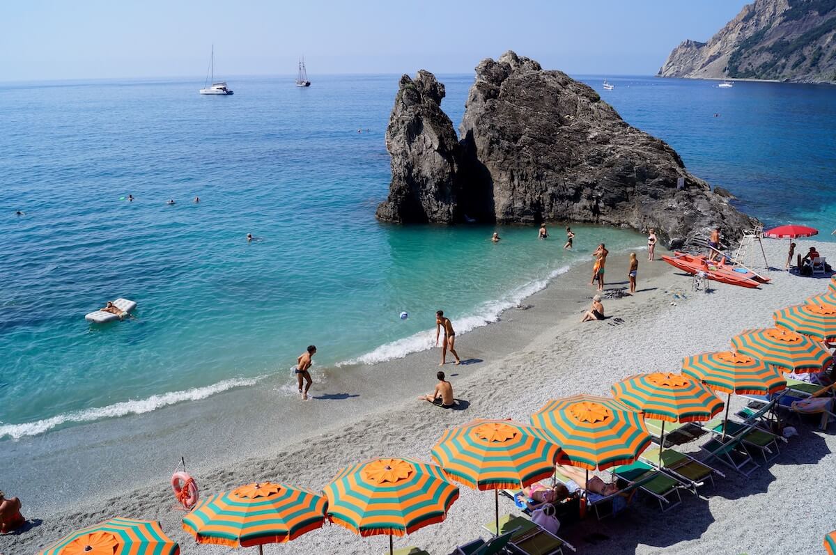 Monterosso al Mare Beach in Cinque Terre