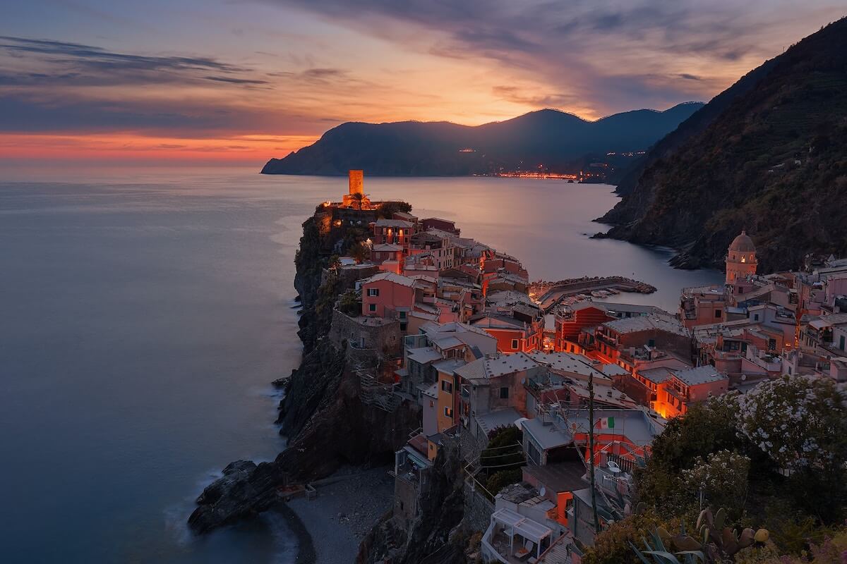 Vernazza from Behind in Cinque Terre