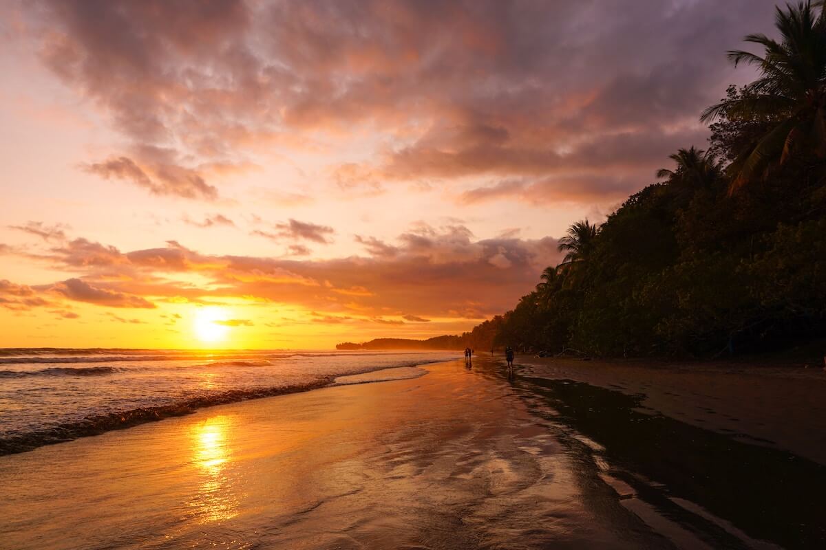 Sunset at the Beach in Costa Rica