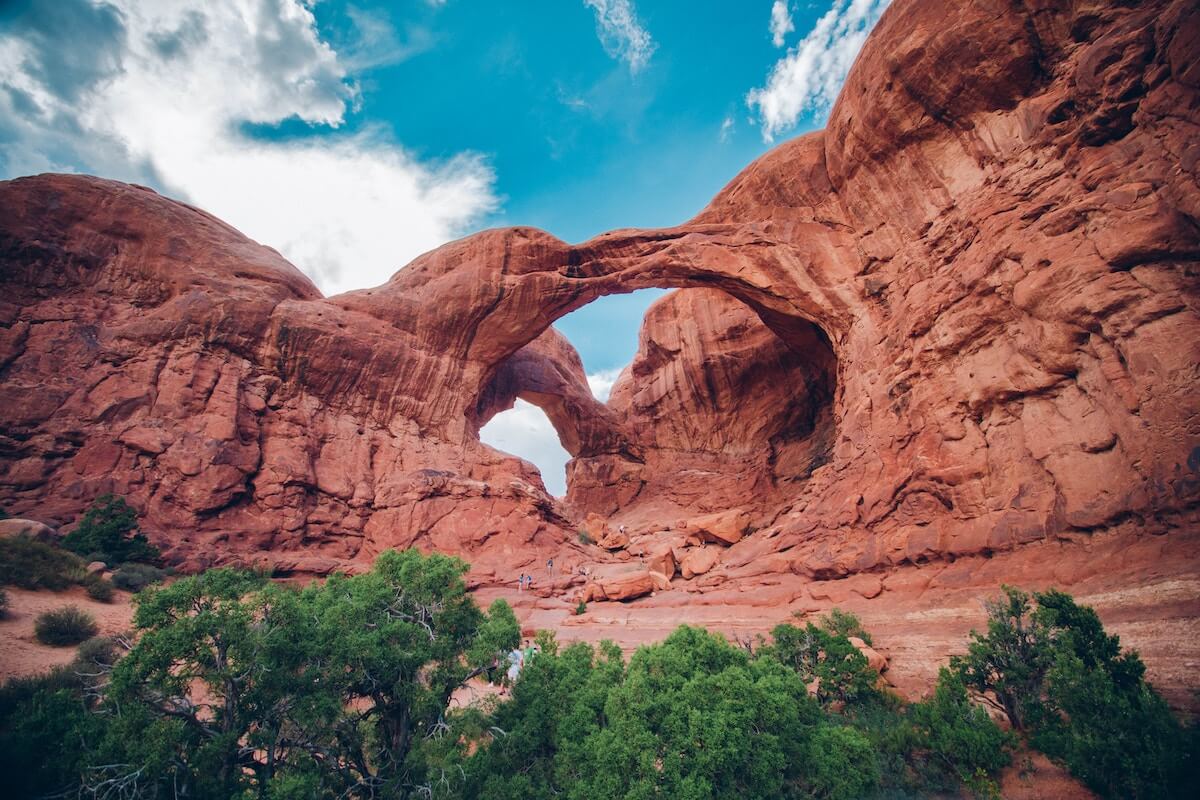 Double Arch at Arches National Park