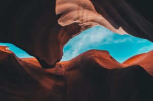 Beautiful Canyon in Arizona - Looking up
