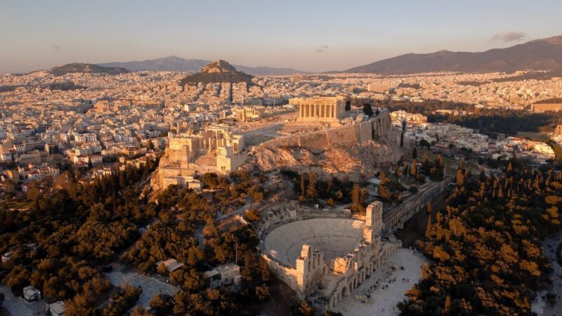 Athens, Greece aerial view