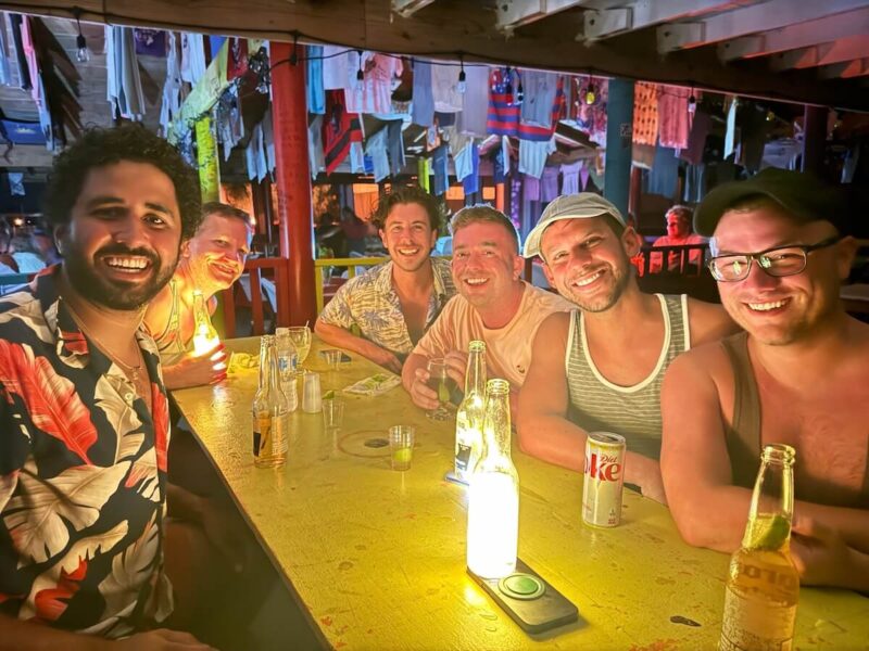 Dinner in Anegada in the BVI