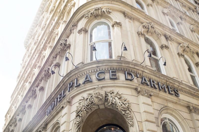 Hotel Place d'Armes in Montreal, Canada
