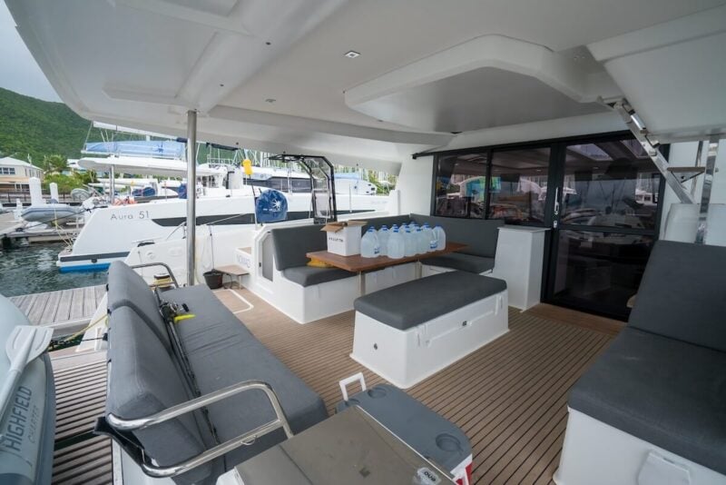 Island Nomad Dining Area in the BVI