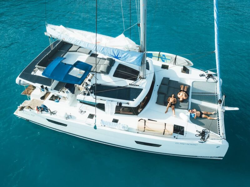 Island Nomad from Above in the BVI