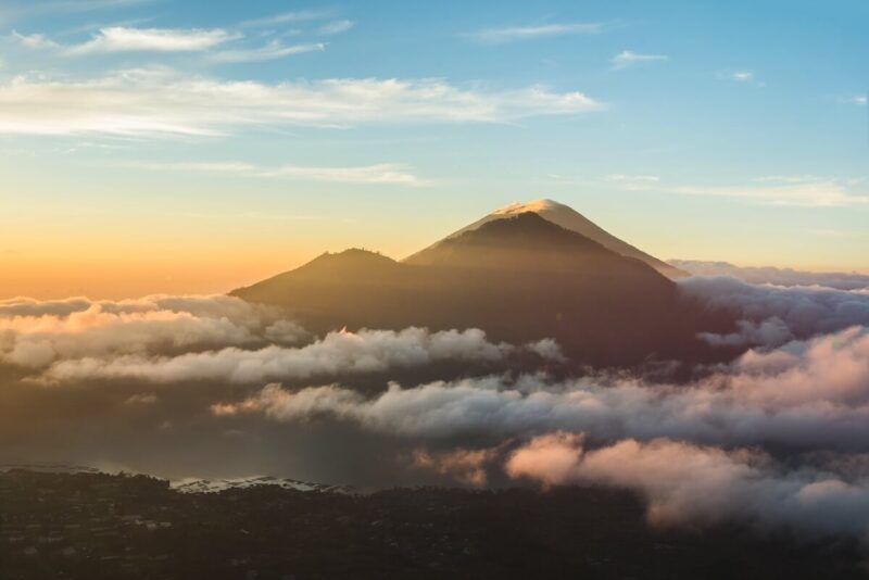 Mount Batur in Bali, Indonesia