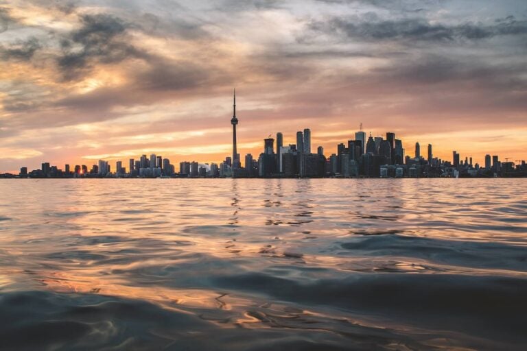 Toronto's Skyline in the Sunset