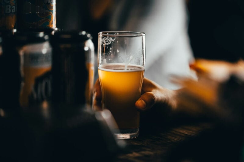 Beer in a Brewery