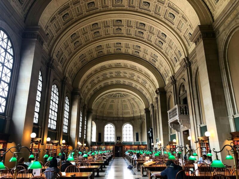 Boston Public Library Hall