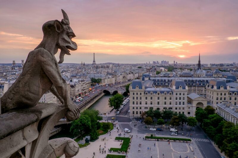 Gargoyle in Paris, France
