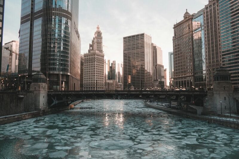 Day Trips from Chicago: Trails, Parks & Landmarks 10 Frozen River in Chicago