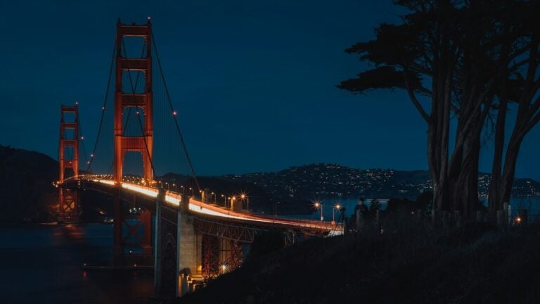 Golden Gate Overlook at Night, San Francisco