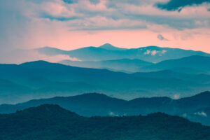 Blue Ridge Mountains Sunset