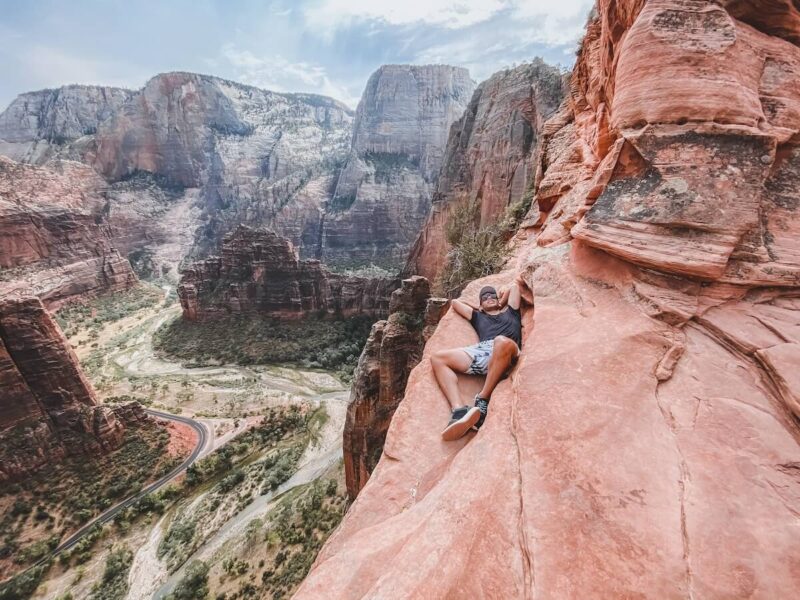 Norbert at Angel's Landing, Zion National Park