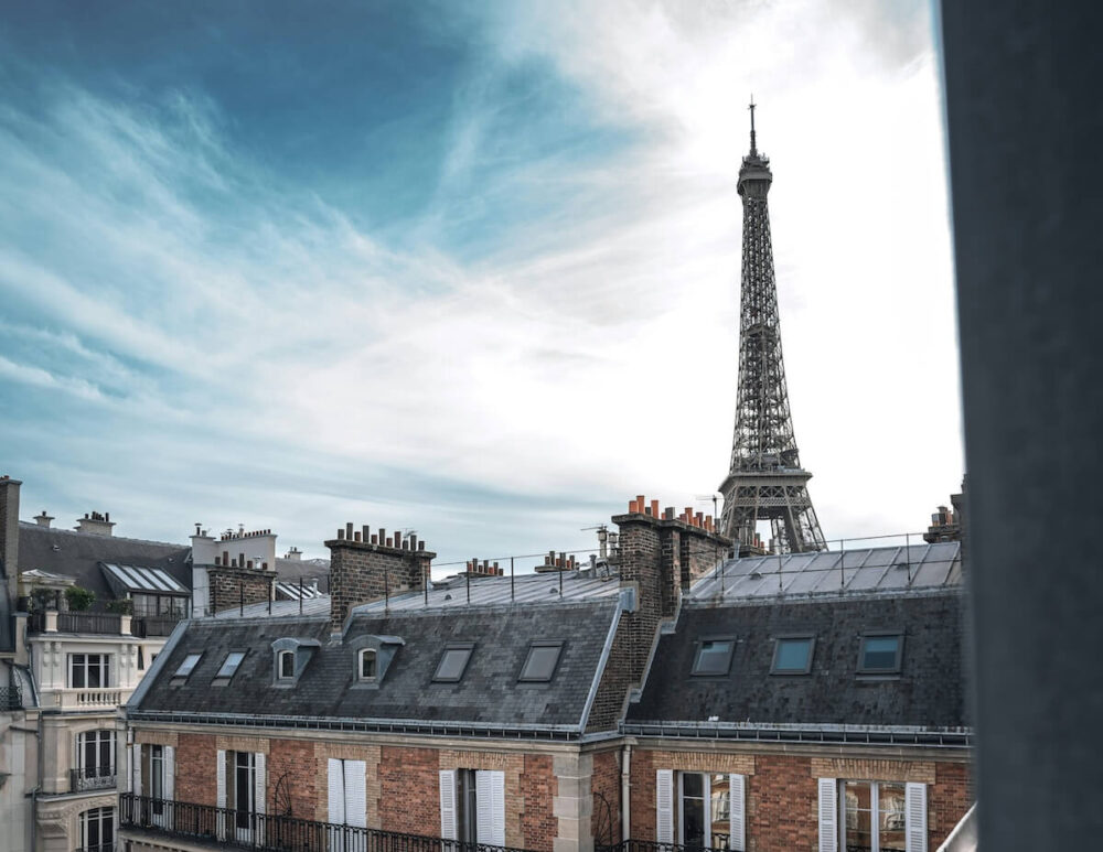 Eiffel Tower view from the Room
