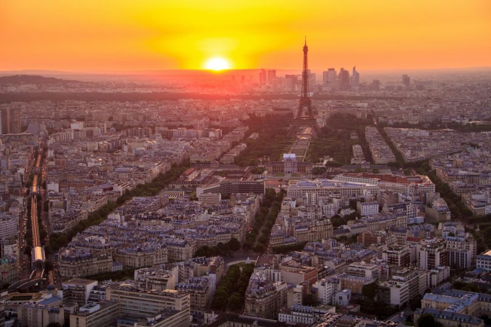 15 Best Hotels In Paris For Every Budget 3 Paris Sunset form Above