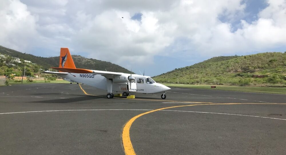 Plane at the Culebra Airport