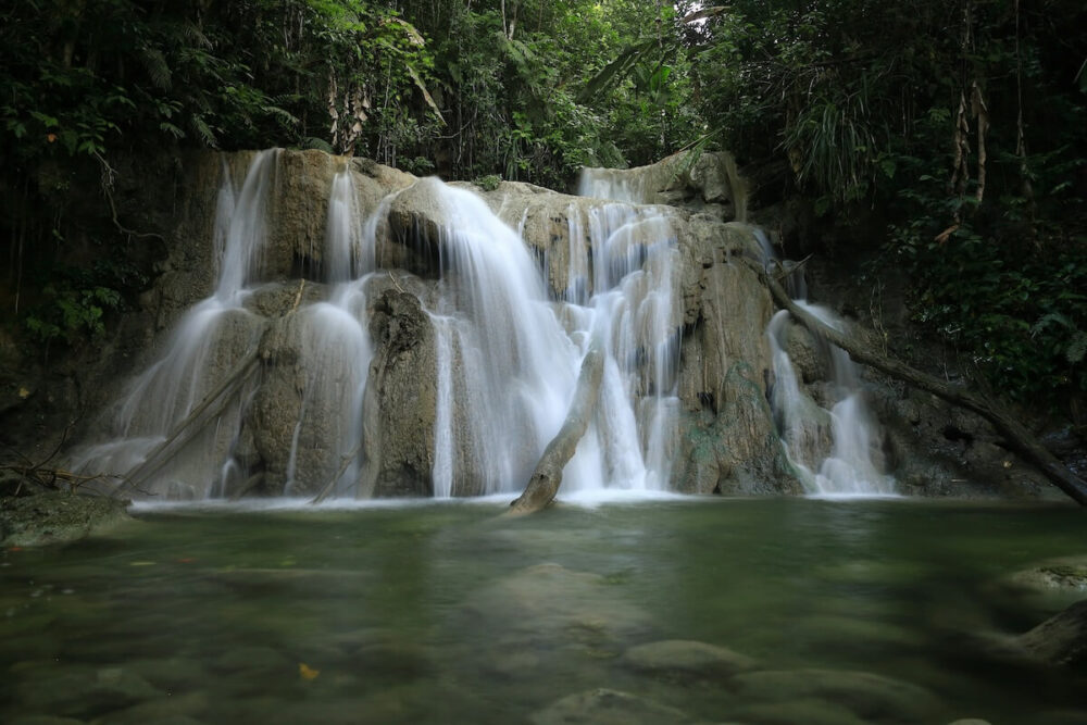 Wide Waterfall in Puerto Rico